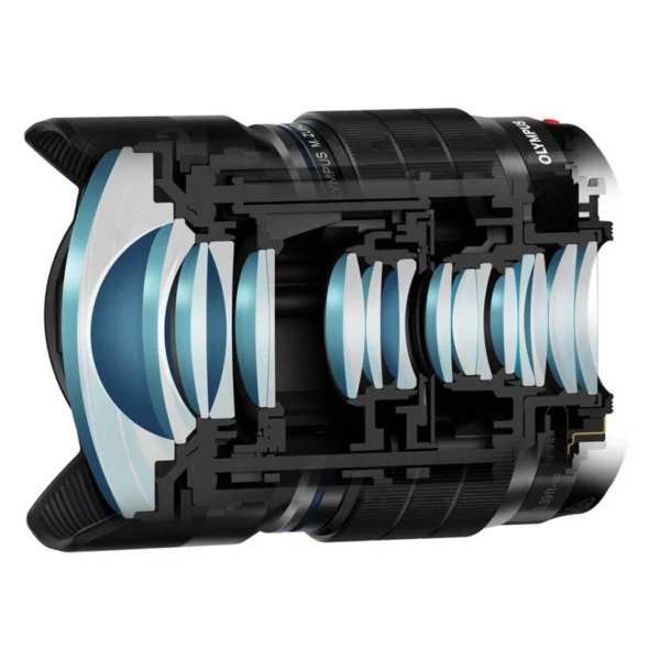 OM SYSTEM M.Zuiko Digital ED 8mm f/1.8 Fisheye Pro w/ Len...