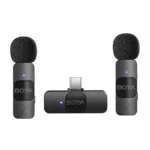 Boya BY-V20 Wireless Microphone 1 RX-2TX For USB-C