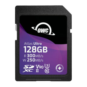 OWC Atlas S Ultra SDXC UHS-II V90 Media Card 128GB