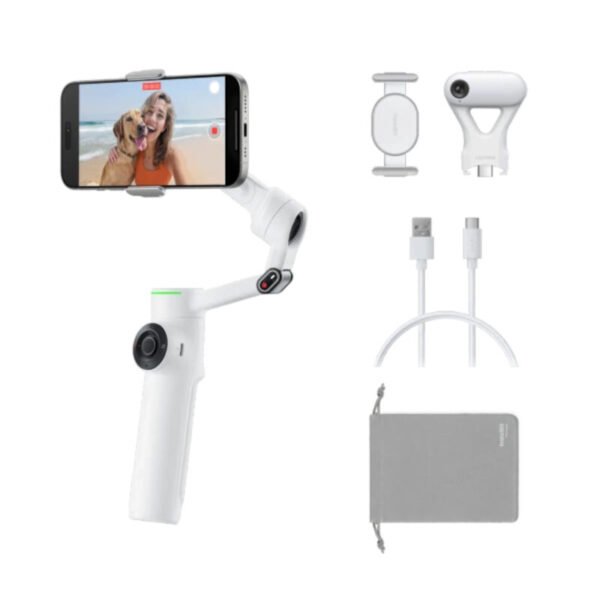 Insta360 Flow 2 AI Tracker Bundle / Summit White