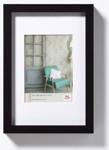 Walther Stockholm Hout 13x18 Zwart