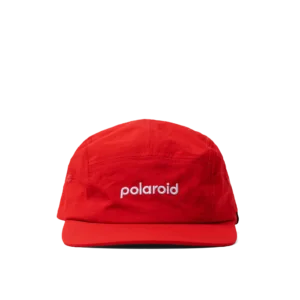 Polaroid 5 Panel Cap - Red