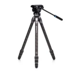 Benro Tortoise Carbon Tripod w/ S4PRO Videokop 24C Leveli...