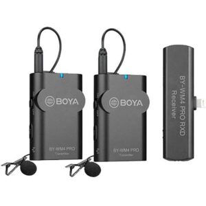 Boya 2.4 GHz Duo Lavalier Wireless Mic.BY-WM4 Pro-K4 (iOS)