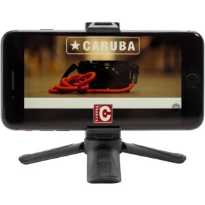 Caruba Ministar18 ministatief met phoneholder Black