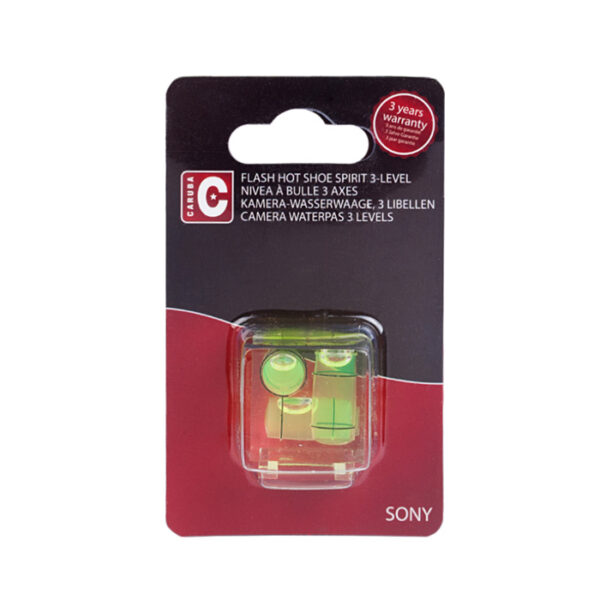 Caruba Waterpas 3-way Sony Hot shoe
