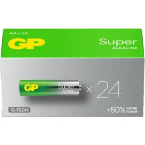 GP AA Battery GP Alkaline Super 1.5V 24 PCs