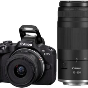 Canon EOS R50 Black + RF-S 18-45mm + RF 75-300mm