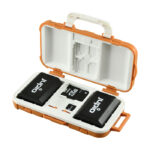 Jupio Batmem Case For 2X Camera Battery + 14 Memory Cards