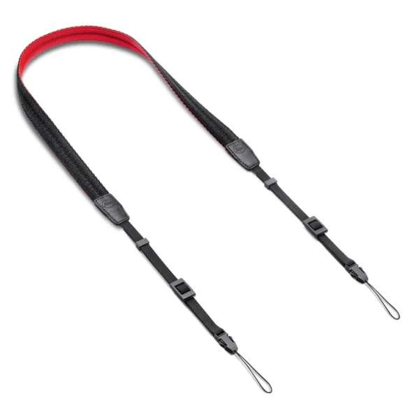 Leica Carrying Strap SOFORT, fabric, black-red