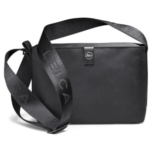 Leica Crossbody Bag SOFORT, medium, recycled fabric, black