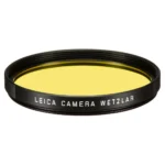 Leica E49 Filter Yellow black