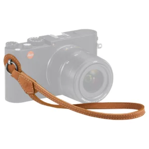Leica Wrist Strap with Protecting Flap for M-, Q- and X- system, leather, cognac
