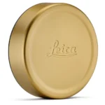 Lens cap Q, E49, brass, blasted finish