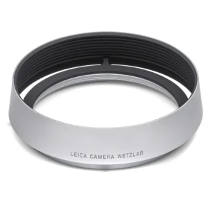 Lens Hood Q3, round, aluminium, silver anodized finish