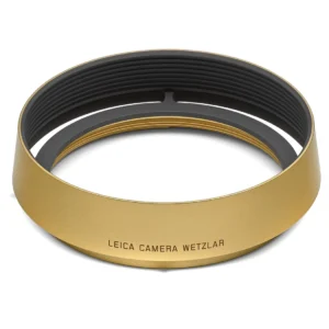 Lens Hood Q3, round, brass, blasted finish