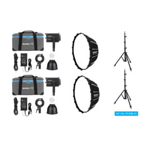 Nanlite Forza 150B Bi-Colour LED Dual Kit (w/ Light Stand...