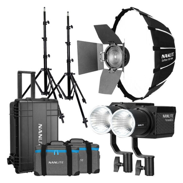 Nanlite Forza 60 II LED Dual Kit (w/ Case Light Stand Fre...