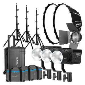 Nanlite Forza 60 II LED Tripple Kit (w/ Case Light Stand ...