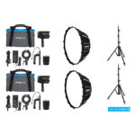 Nanlite Forza 60B II Bi-Colour LED Dual Kit (w/ Light Sta...