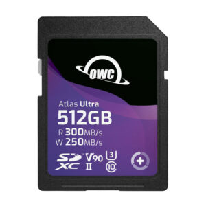 OWC Atlas S Ultra SDXC UHS-II V90 Media Card 512GB