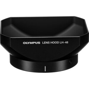 OM SYSTEM LH-48 Lens Hood (Metal) EW-M1220 Black - OM