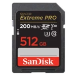 SanDisk SDXC Extreme PRO 512GB 200mb/90mb V30 Rescue Pro dl