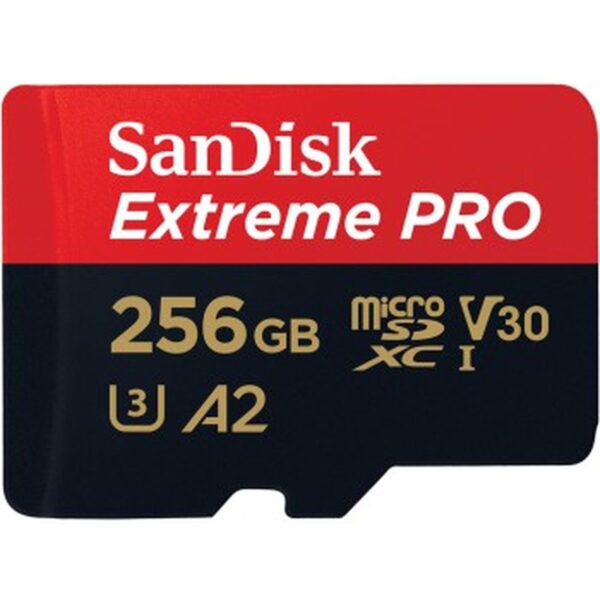 SanDisk Extreme Pro MicroSDXC 256GB 200/140 MB/s A2 V30 +SD Adapter A