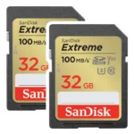 SanDisk Extreme Plus 32GB SDHC Memory Card 2-Pack