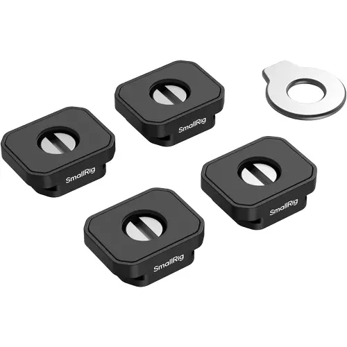 SmallRig 5472 Mount Plate w/ Cold Shoe Mount (4pcs)