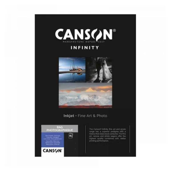 Canson Platine Fibre Rag.Satin,A4/25vel.