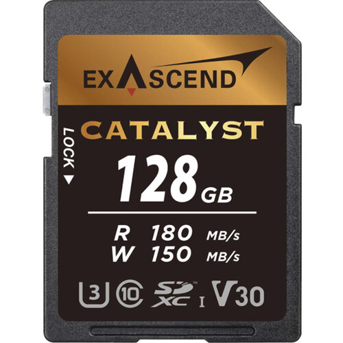 Exascend Catalyst UHS-I SD Card(V30) 128GB 180/150