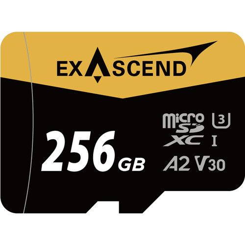 Exascend Catalyst UHS-I MicroSD card(V30) 256GB zonder adapter
