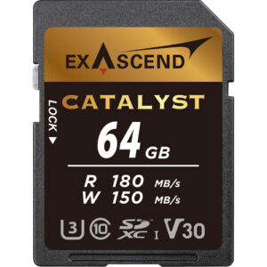 Exascend Catalyst UHS-I SD Card(V30) 64GB 180/150