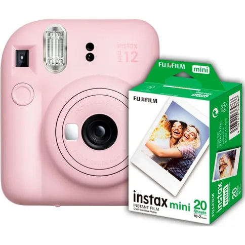 Fuji Instax Mini 12 Blossom Pink 20 shot Bundel