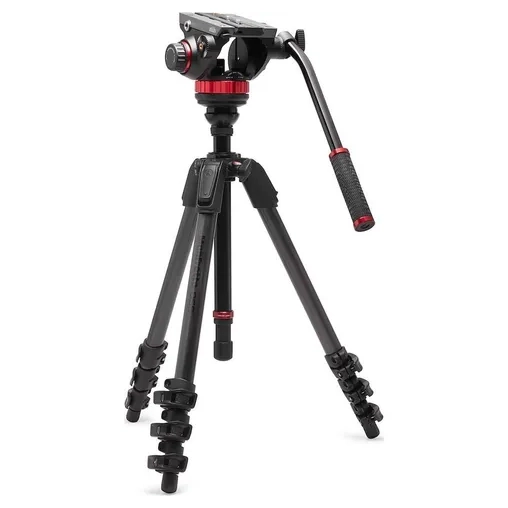 Manfrotto 502 Head & 055 CF 4 Sec Video