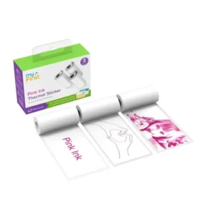 myFirst Thermal Sticker White Pink Ink