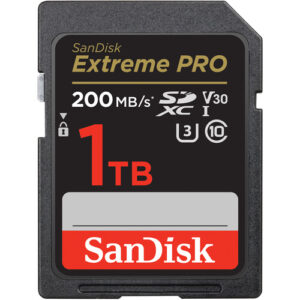 SanDisk microSDXC 1TB Extreme Pro 200-140 MB/s A2 C10 V30 UHS-I U3