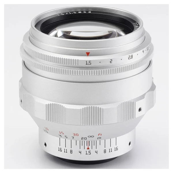 TTArtisan 75mm f/1.5 M42 Silver