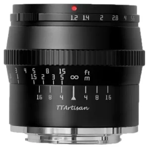 TTArtisan 50mm f/1.2 Fujifilm X-Mount | APS-C Black