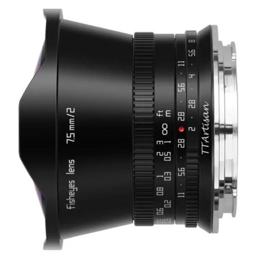 TTArtisan 7.5mm f/2.0 Fujifilm X-Mount | APS-C Black