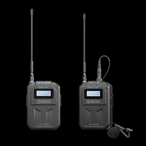 Boya UHF Duo Lavalier Microfoon Draadloos BY-WM6S