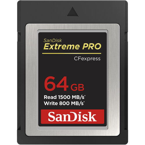 SanDisk CFexpress Extreme Pro 64GB 1500 / 800MB/s type B