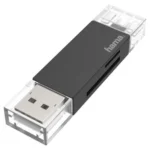 Hama USB-Card Reader OTG USB-A + USB-C USB 3.0 SD/MicroSD