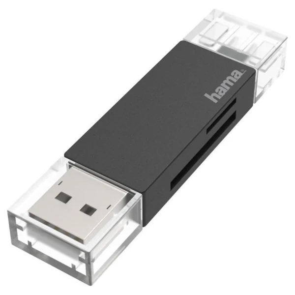 Hama USB-Card Reader OTG USB-A + USB-C USB 3.0 SD/MicroSD