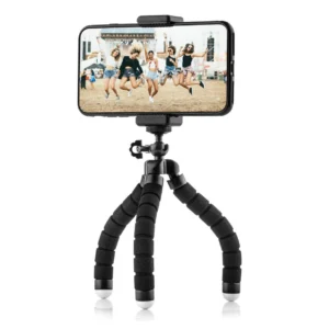Mojogear flexibel mini tripod zwart met go-pro houder en AB