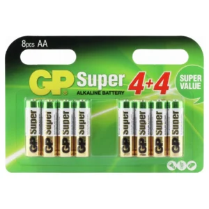 GP Super Alkaline AA X 8 Mignon Blister