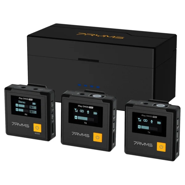 7Ryms Iray DW20 Pro 2.4G DUAL-Channel Wireless Microphone