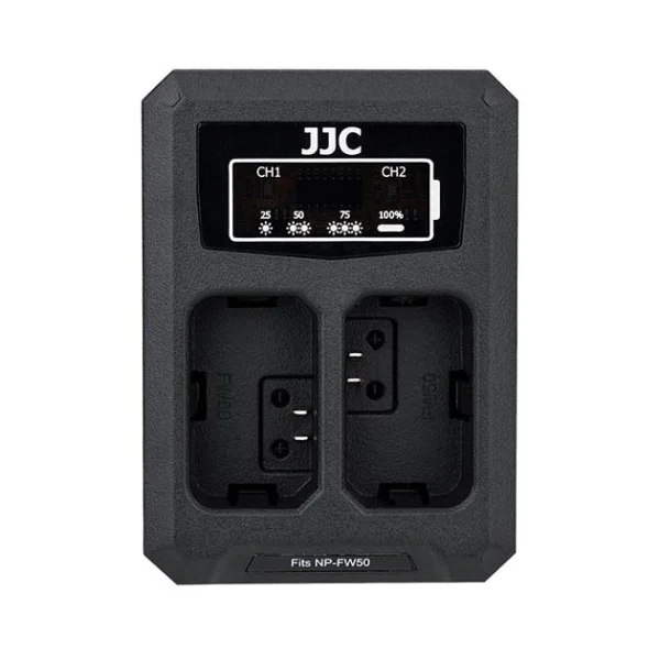 JJC DCH-NPFW50 USB Dual Battery Charger (For Sony NP-FW50)