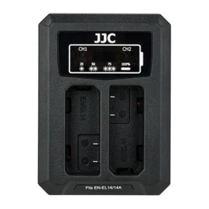 JJC DCH-ENEL14A USB Dual Charger (EN-EL14/EN-EL14A)